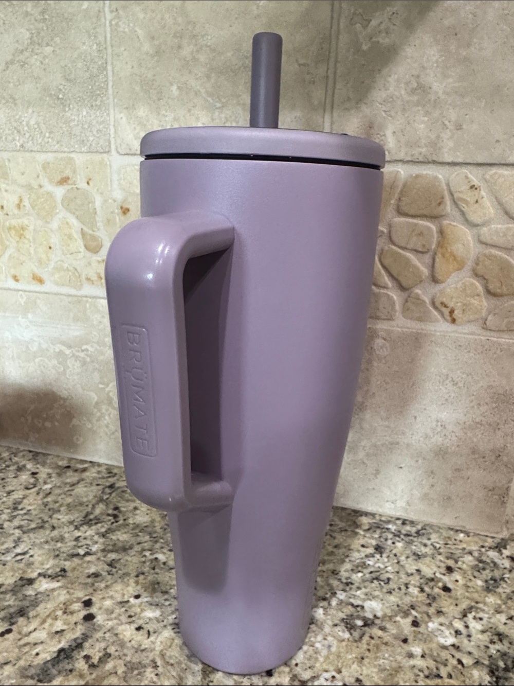 Brumate Era Travel Tumbler - Soft Lavender with Handle